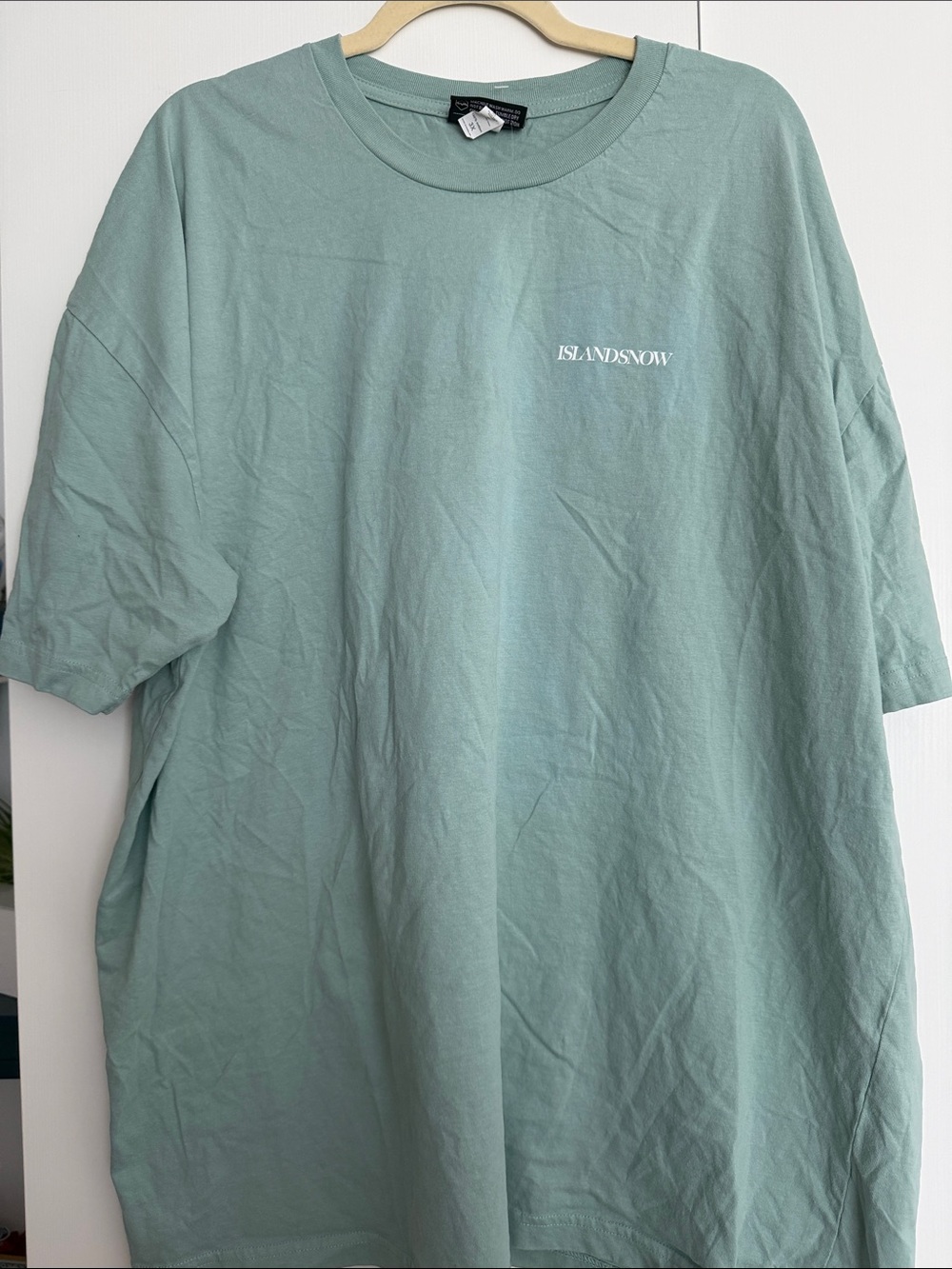 Island Snow Hawaii Tropical Flower Graphic T-Shirt Sage Green Men’s 3X